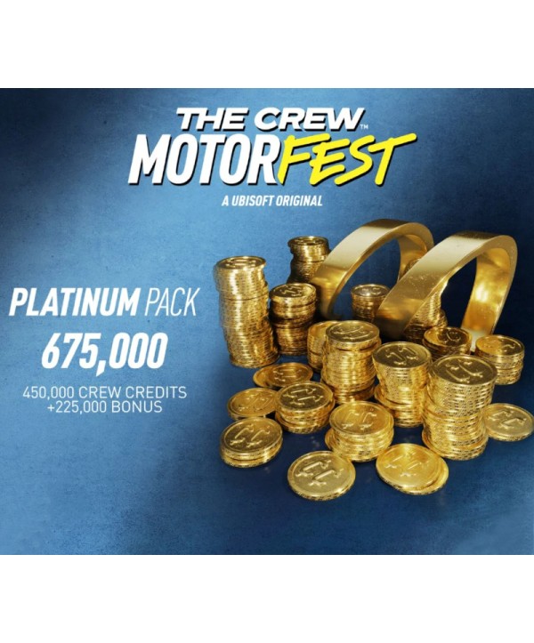 The Crew Motorfest VC Platinum Pack - 675,000 Crew Credits DLC XBOX One / Xbox Series X|S Xbox One Key EUROPE